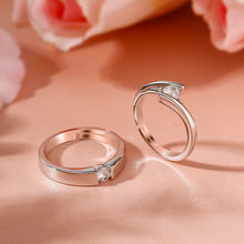 Load image into Gallery viewer, Silver Couple Ring Silver Rings For Couples on Anniversary