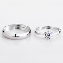Load image into Gallery viewer, Silver Couple Rings Silver Rings for Couples
