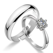 Load image into Gallery viewer, Silver Couple Rings Silver Rings for Couples
