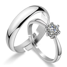 Load image into Gallery viewer, Silver Couple Rings Silver Rings for Couples