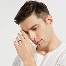 Load image into Gallery viewer, Silver Ring for men and boys Plain Silver Ring