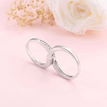 Load image into Gallery viewer, Silver Couple Ring Silver Rings for Couple