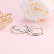 Load image into Gallery viewer, Silver Couple Ring Silver Rings for Couple
