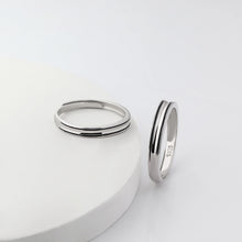 Load image into Gallery viewer, Silver Couple Ring Silver Ring for Couples