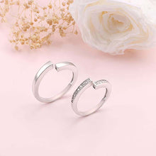 Load image into Gallery viewer, Silver Couple Ring Silver Rings for Couple