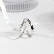 Load image into Gallery viewer, Silver Couple Rings Silver Gift for Anniversary