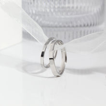 Load image into Gallery viewer, Silver Couple Rings Silver Gift for Anniversary