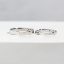 Load image into Gallery viewer, Silver Couple Rings Silver Gift for Anniversary