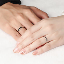 Load image into Gallery viewer, Silver Couple Rings Silver Gift for Anniversary