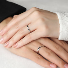 Load image into Gallery viewer, Silver Couple Rings Silver Gift for Anniversary