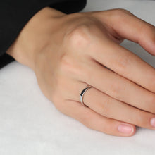 Load image into Gallery viewer, Silver Couple Rings Silver Gift for Anniversary