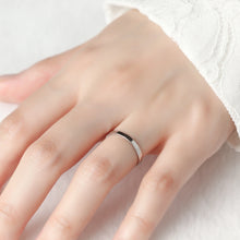 Load image into Gallery viewer, Silver Couple Rings Silver Gift for Anniversary