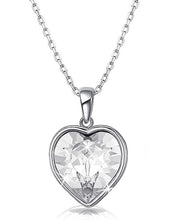 Load image into Gallery viewer, Silver Pendant For Girls and Women Silver Pendant Heart shape
