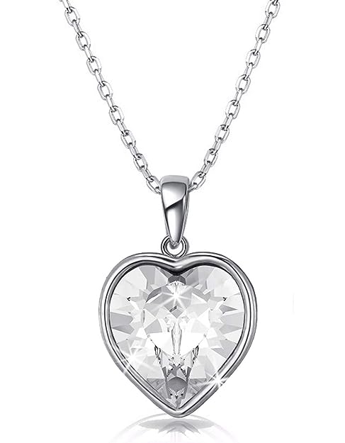 Silver Pendant For Girls and Women Silver Pendant Heart shape