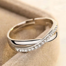 Load image into Gallery viewer, Silver Couple Ring Silver infinity Rings for Couple