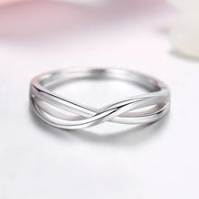Load image into Gallery viewer, Silver Couple Ring Silver infinity Rings for Couple