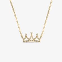Load image into Gallery viewer, Silver Queen Crown Necklace for Girls and Women