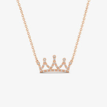 Load image into Gallery viewer, Silver Queen Crown Necklace for Girls and Women