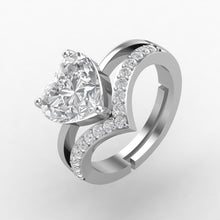 Load image into Gallery viewer, Silver Ring For Girl and Women Silver Ring