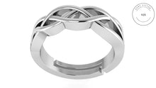 Load image into Gallery viewer, Silver Ring for Men and boys plain silver band

