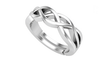 Load image into Gallery viewer, Silver Ring for Men and boys plain silver band