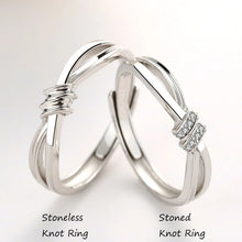 Load image into Gallery viewer, Silver Couple Ring Silver Ring for Couples on Anniversary
