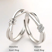 Load image into Gallery viewer, Silver Couple Ring Silver Ring for Couples on Anniversary