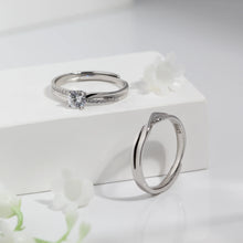 Load image into Gallery viewer, Silver Couple Rings Silver Rings for Couples