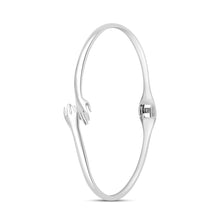Load image into Gallery viewer, Silver Hug bracelet for Women and Girls silver Bracelet