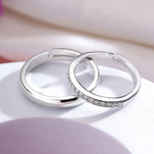 Load image into Gallery viewer, Silver Couple Rings Silver Ring For Couple on Anniversary