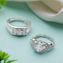 Load image into Gallery viewer, Silver Couple Ring Silver Ring for Couples