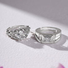 Load image into Gallery viewer, Silver Couple Ring Silver Ring for Couples