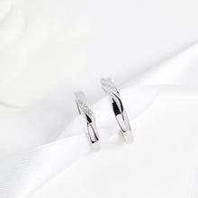 Load image into Gallery viewer, Silver Couple Ring Silver Rings for Couple on Anniversary