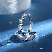 Load image into Gallery viewer, Silver Couple Rings Silver Ring for couples on Anniversary