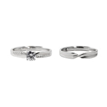 Load image into Gallery viewer, Silver Couple Rings Silver Rings for Couples