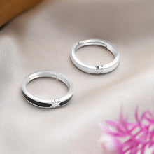 Load image into Gallery viewer, Silver Couple Ring Silver Ring for Couples