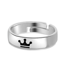 Load image into Gallery viewer, Silver Couple Ring Silver Ring for Couples