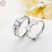 Load image into Gallery viewer, Silver Couple Rings Silver Ring for Couples on Marriage