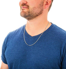 Load image into Gallery viewer, Silver Curb chain for Men and Boys