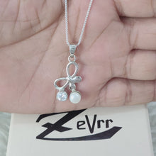 Load and play video in Gallery viewer, Silver Pendant For Girls and women