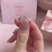 Load and play video in Gallery viewer, Silver Ring For Girls and Women silver Ring