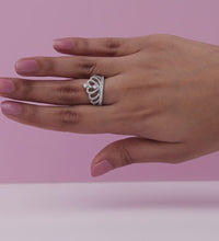 Load and play video in Gallery viewer, Silver Ring For Girls and Women Silver Ring
