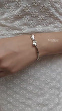 Load and play video in Gallery viewer, Silver bracelet infinity