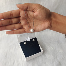 Load and play video in Gallery viewer, Silver Pendant Earring set for Girls and Women