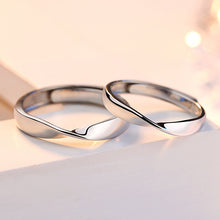 Load image into Gallery viewer, Silver Couple Rings Silver Gift for Anniversary