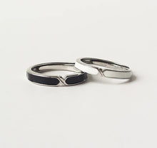 Load image into Gallery viewer, Silver Couple Ring Silver Ring for Couples