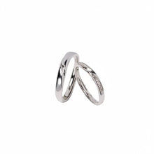 Load image into Gallery viewer, Silver Couple Ring Silver Rings for Couple on Anniversary