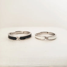 Load image into Gallery viewer, Silver Couple Ring Silver Ring for Couples