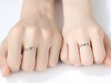 Load image into Gallery viewer, Silver Couples Rings Silver Gift For Couples on Anniversary