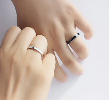 Load image into Gallery viewer, Silver Couple Ring Silver Ring for Couples